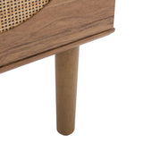Safavieh Claude Oak Coastal Mdf Media Cabinet
