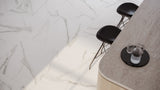 Satori Regent Calacatta 32-in x 32-in Polished Porcelain Marble Look Floor and Wall Tile (13.78-sq. ft/ Carton)