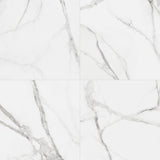 Satori Regent Calacatta 32-in x 32-in Polished Porcelain Marble Look Floor and Wall Tile (13.78-sq. ft/ Carton)