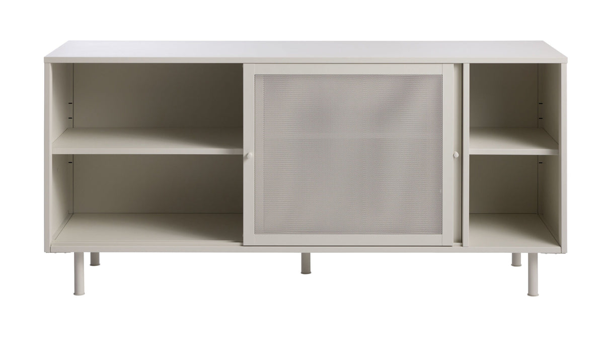 Contemporary/Modern Greige Metal Sideboard