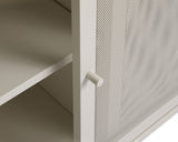 Contemporary/Modern Greige Metal Sideboard