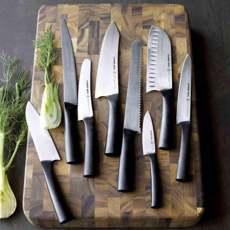 15-Piece Stainless Steel Carbon 6-Cutlery Set with Acacia Downtown Knife Block