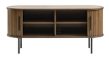 Smoked Oak Contemporary/Modern Wood Media Cabinet