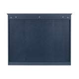 AAZJ CMR 35-in x 27.5-in Surface Mount Navy Blue Mirrored Medicine Cabinet