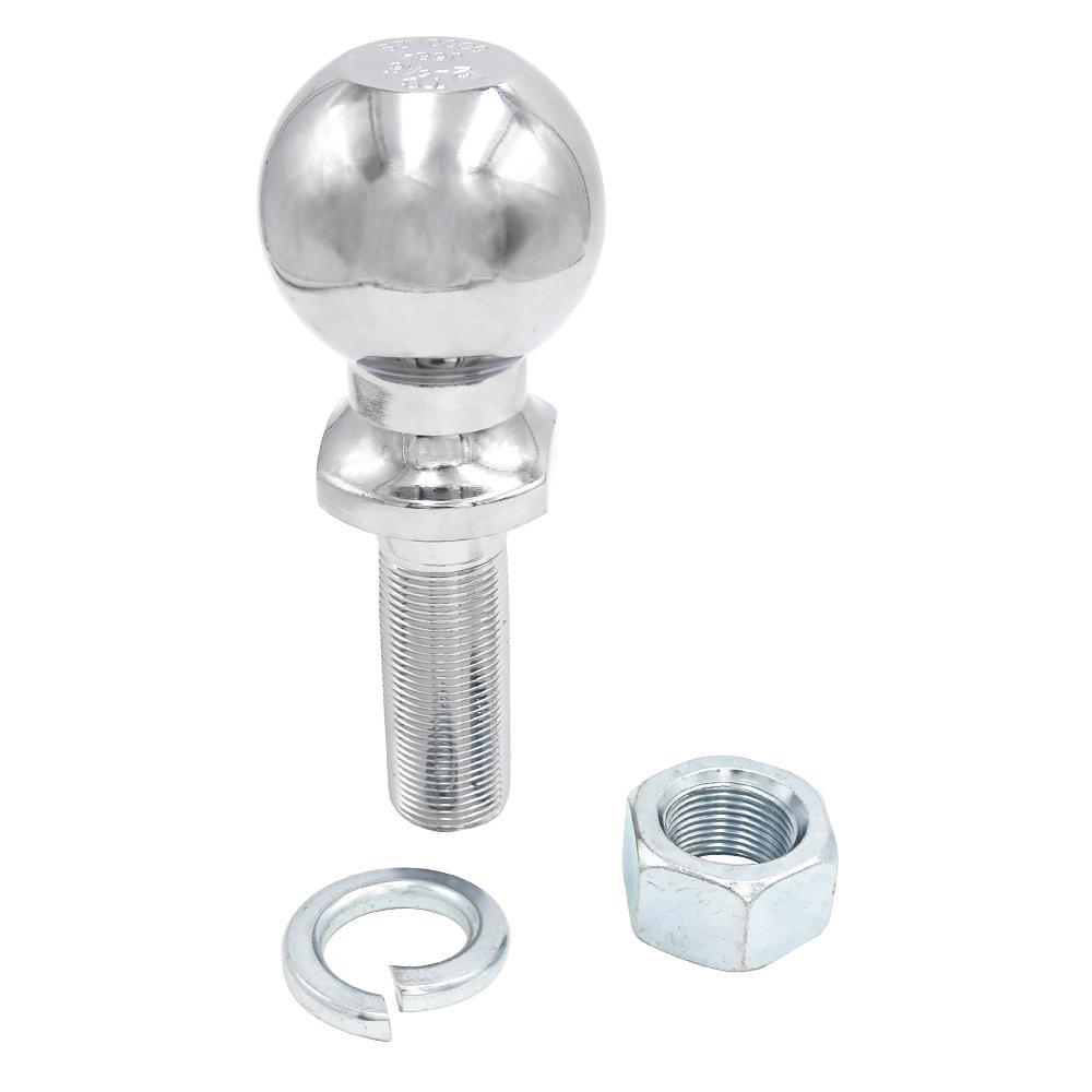 TowSmart 6,000 lb. Capacity 2-5/16 in. Ball x 1 in. Shank Diameter x 3 in. Shank Length Chrome Hitch Ball - Super Arbor
