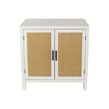 allen + roth White Casual Composite Media Cabinet