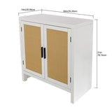 allen + roth White Casual Composite Media Cabinet