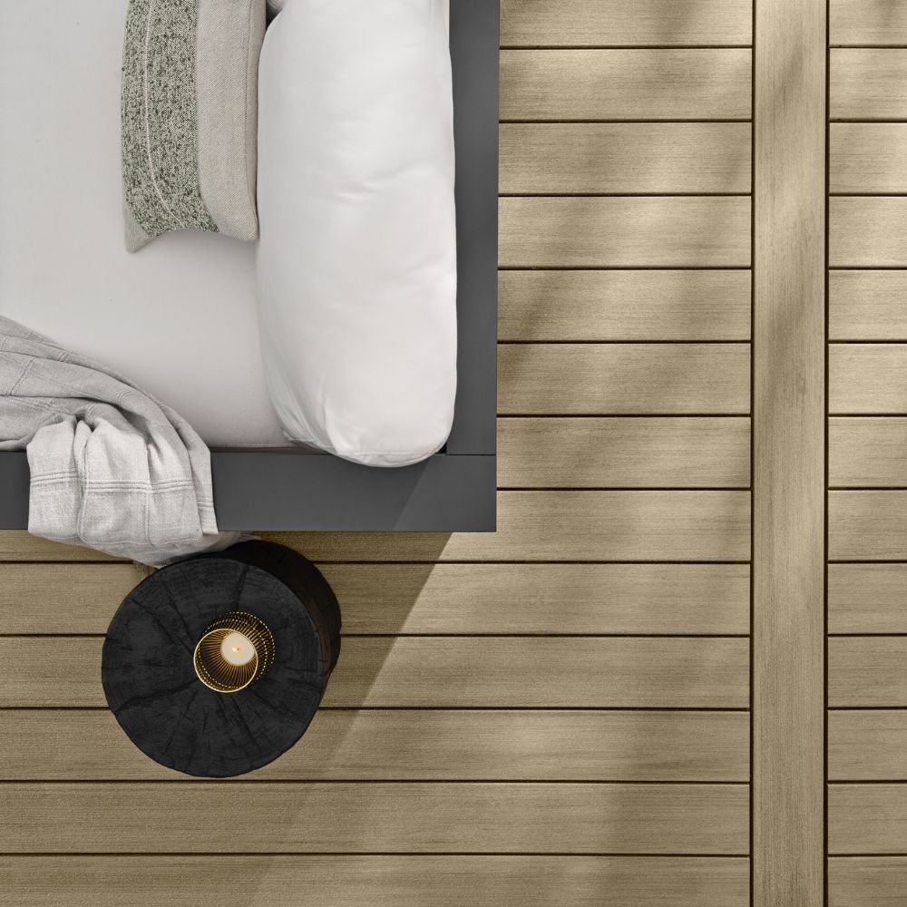 TimberTech Premier+ 1-in x 6-in Natural Oak Square Composite Deck Board
