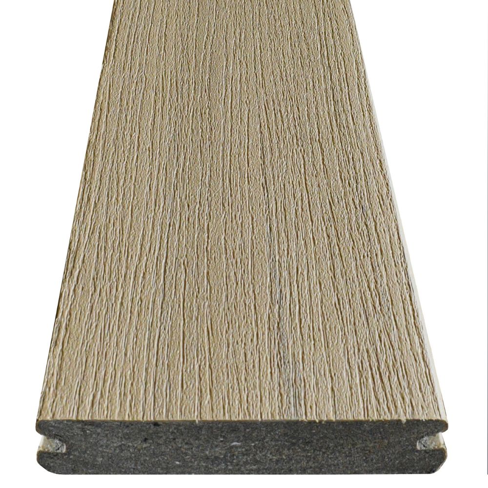 TimberTech Premier+ 1-in x 6-in Natural Oak Square Composite Deck Board