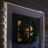 GE StayBright 240-Light 19.6-ft Bright White Integrated LED Christmas Tape Lights