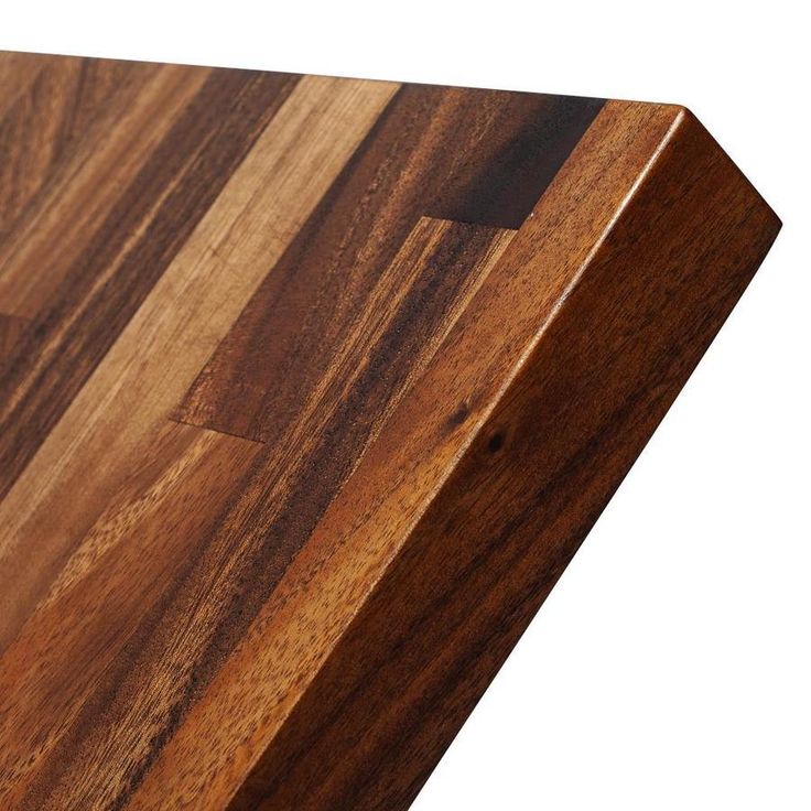 Sparrow Peak Saman 10-ft Natural Straight Butcher Block Saman Kitchen Countertop
