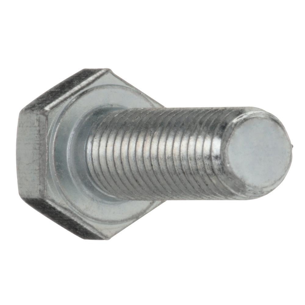 8 mm-1.25 x 25 mm Zinc-Plated Metric Hex Bolt - Super Arbor
