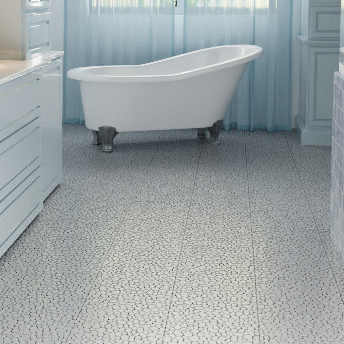 Bybafun 12-in x 12-in 24-Pack Gray Prefinished Vinyl/Plastic Deck Tile (24-sq ft)