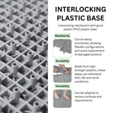 Bybafun 12-in x 12-in 24-Pack Gray Prefinished Vinyl/Plastic Deck Tile (24-sq ft)