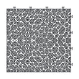 Bybafun 12-in x 12-in 24-Pack Gray Prefinished Vinyl/Plastic Deck Tile (24-sq ft)