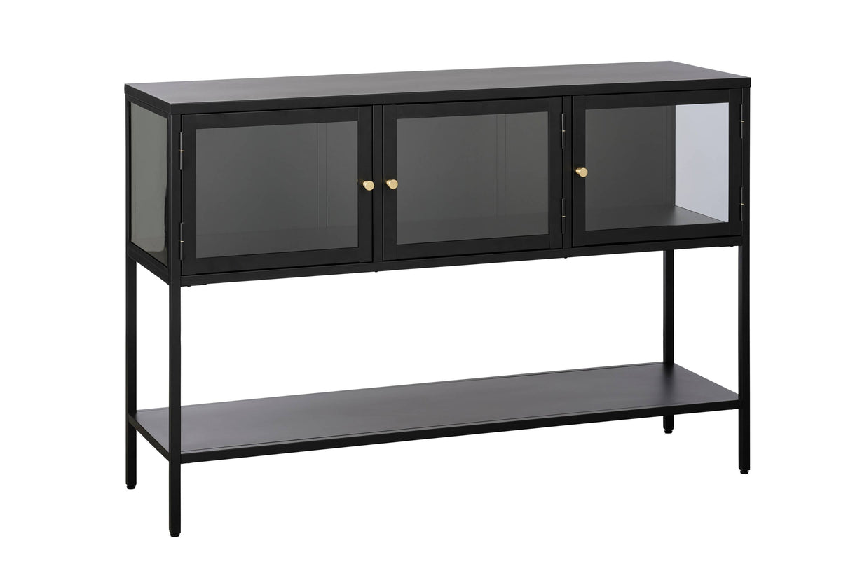 Contemporary/Modern Black Metal Sideboard