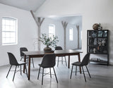 Contemporary/Modern Black Metal China Cabinet