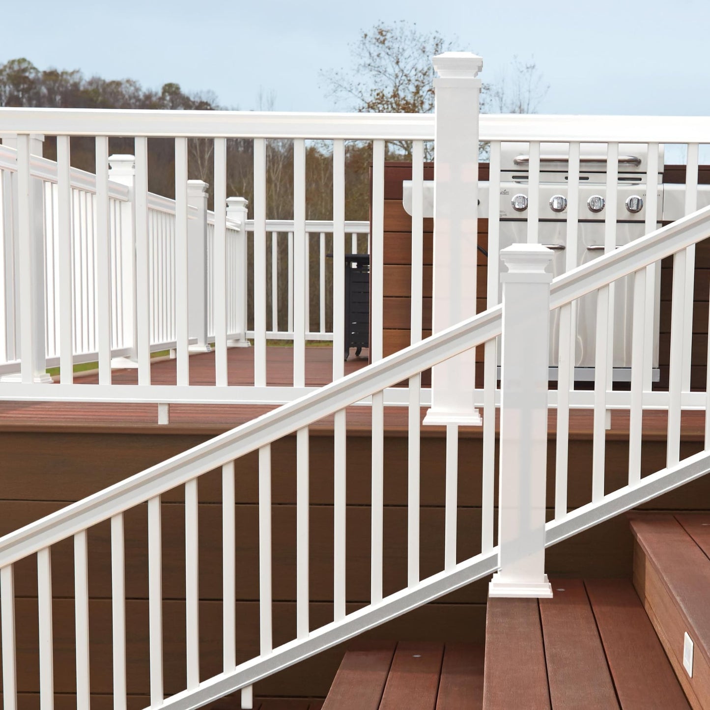 Fiberon 4-in x 4-in Alpine PVC Deck Post Base Trim
