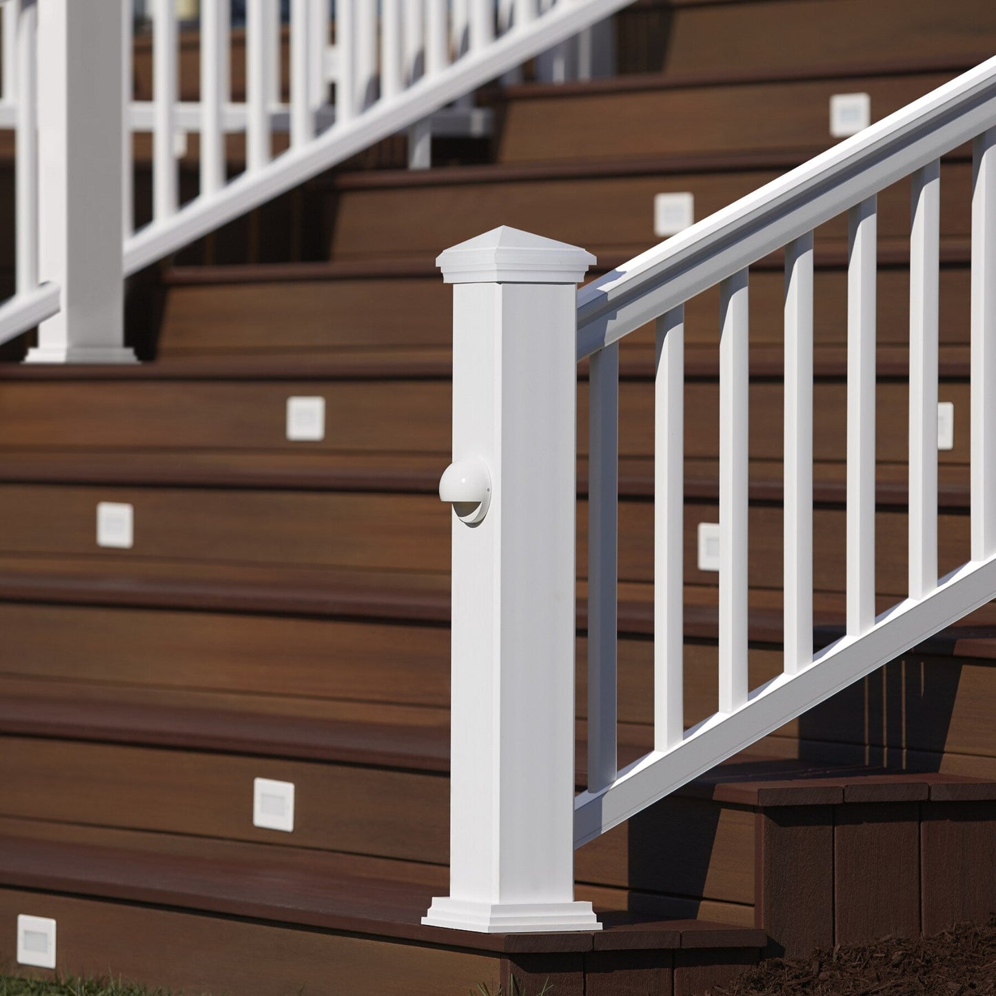 Fiberon 4-in x 4-in Alpine PVC Deck Post Base Trim