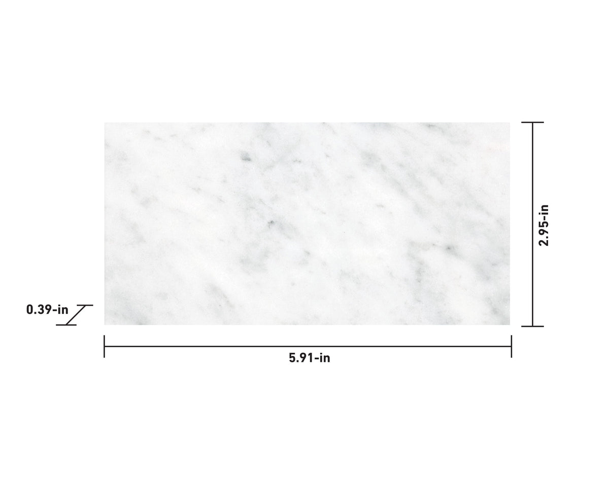 Satori Venatino 3-in x 6-in Polished Natural Stone Subway Wall Tile (0.96-sq. ft/ Carton)