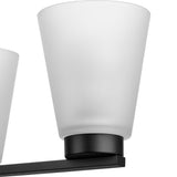 Progress Lighting Tanner 3-Light Matte Black Transitional Chandelier