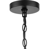 Progress Lighting Tanner 3-Light Matte Black Transitional Chandelier