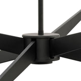 Progress Lighting Tosca 6-Light Matte Black Modern/Contemporary Chandelier