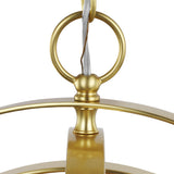 Progress Lighting Equinox 4-Light Antique Bronze Transitional Geometric Medium Hanging Pendant Light