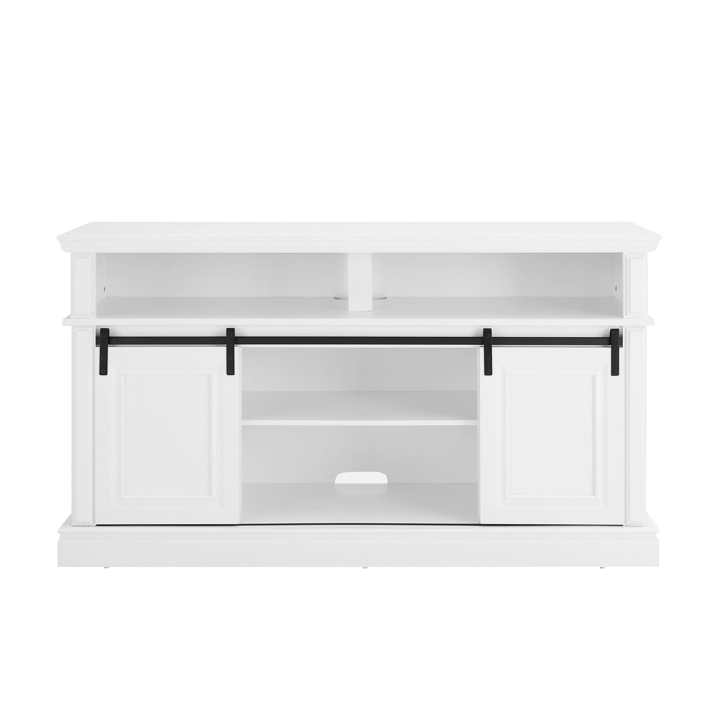GZMR Mid Century style Entertainment TV Table Modern/Contemporary White Tv Cabinet (Accommodates TVs up to 65-in)