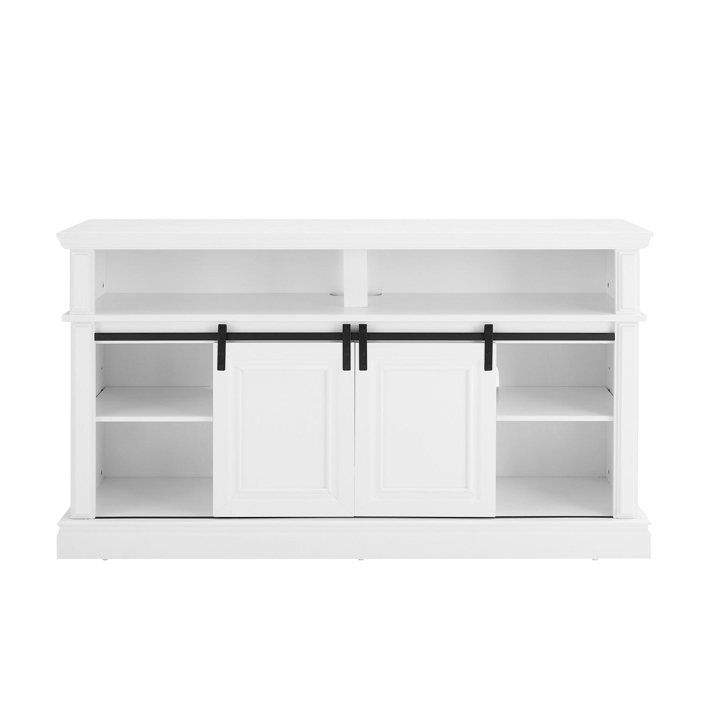 GZMR Mid Century style Entertainment TV Table Modern/Contemporary White Tv Cabinet (Accommodates TVs up to 65-in)