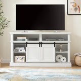 GZMR Mid Century style Entertainment TV Table Modern/Contemporary White Tv Cabinet (Accommodates TVs up to 65-in)
