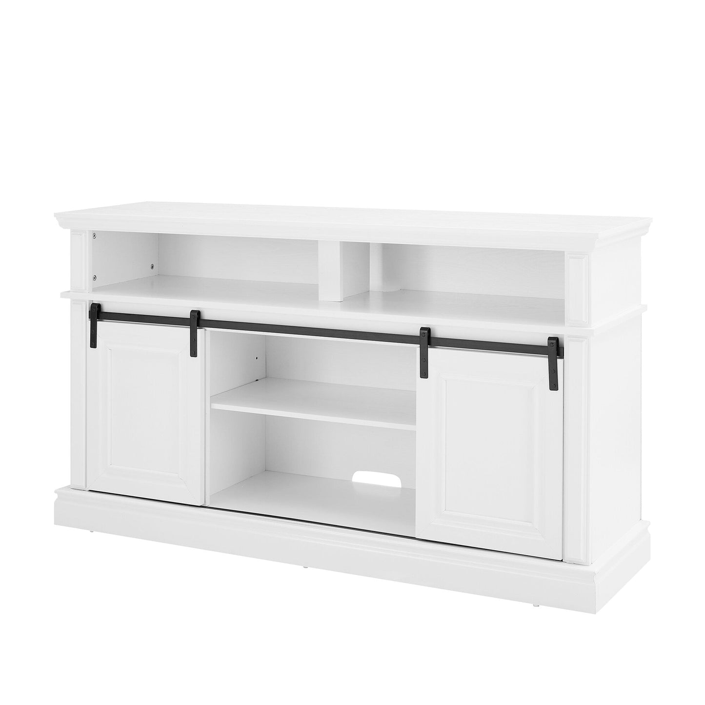 GZMR Mid Century style Entertainment TV Table Modern/Contemporary White Tv Cabinet (Accommodates TVs up to 65-in)