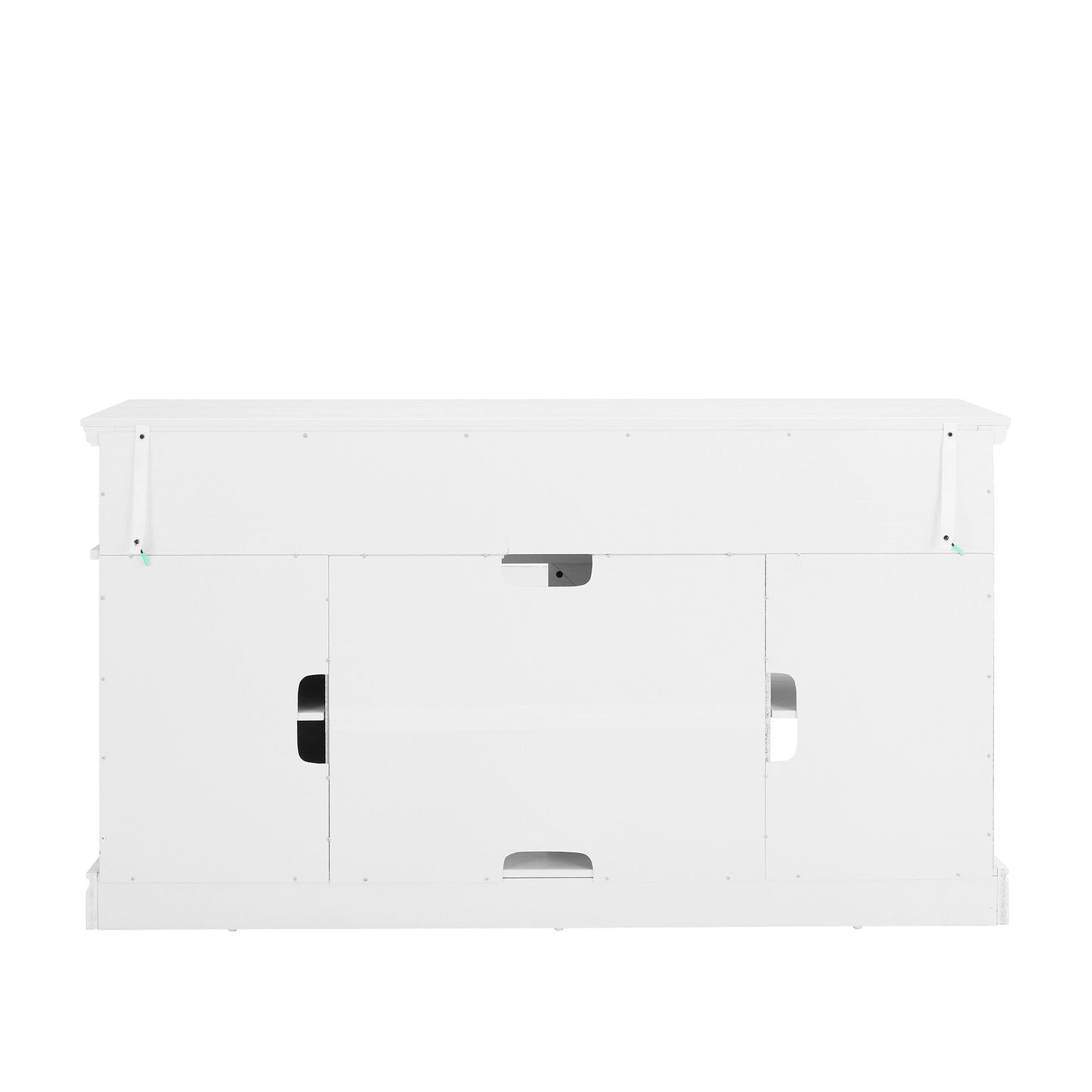 GZMR Mid Century style Entertainment TV Table Modern/Contemporary White Tv Cabinet (Accommodates TVs up to 65-in)