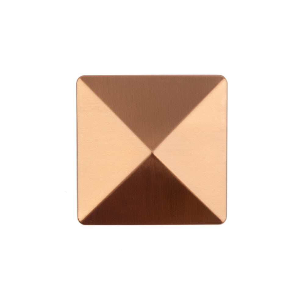 Deckorators Victoria High Point Copper Plastic Cedar Deck Post Cap