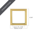 Deckorators 4-in x 4-in Natural Wood Deck Post Base Trim