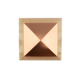 Deckorators 6-in x 6-in Copper Plastic Cedar Deck Post Cap