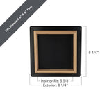 Deckorators 6-in x 6-in Black Plastic Cedar Deck Post Cap