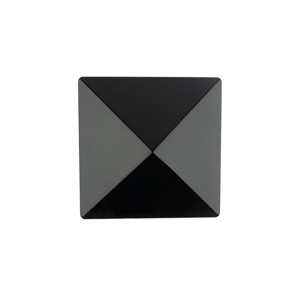 Deckorators 6-in x 6-in Black Plastic Cedar Deck Post Cap
