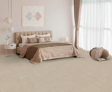 STAINMASTER Essentials Blue Diamonds II 12-ft Bleached Textured Indoor Carpet