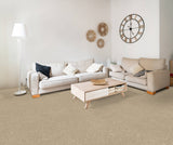 STAINMASTER Essentials Blue Diamonds III 12-ft Raw Lumber Textured Indoor Carpet, 73.1-oz Polyester