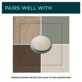 Origin21 Origin 21 Karena 5-1/16-in (128mm) Center to Center Satin Nickel Rectangular Handle Drawer Pull