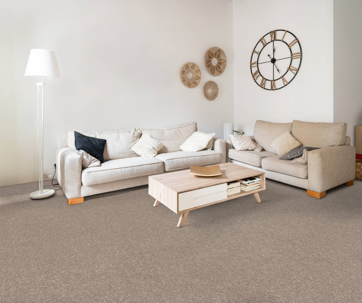 STAINMASTER Essentials Blue Diamonds III 15-ft Tree Bark Textured Carpet (Indoor)