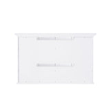 Forclover 48-in x 30-in Surface Mount White Mirrored Soft Close Medicine Cabinet
