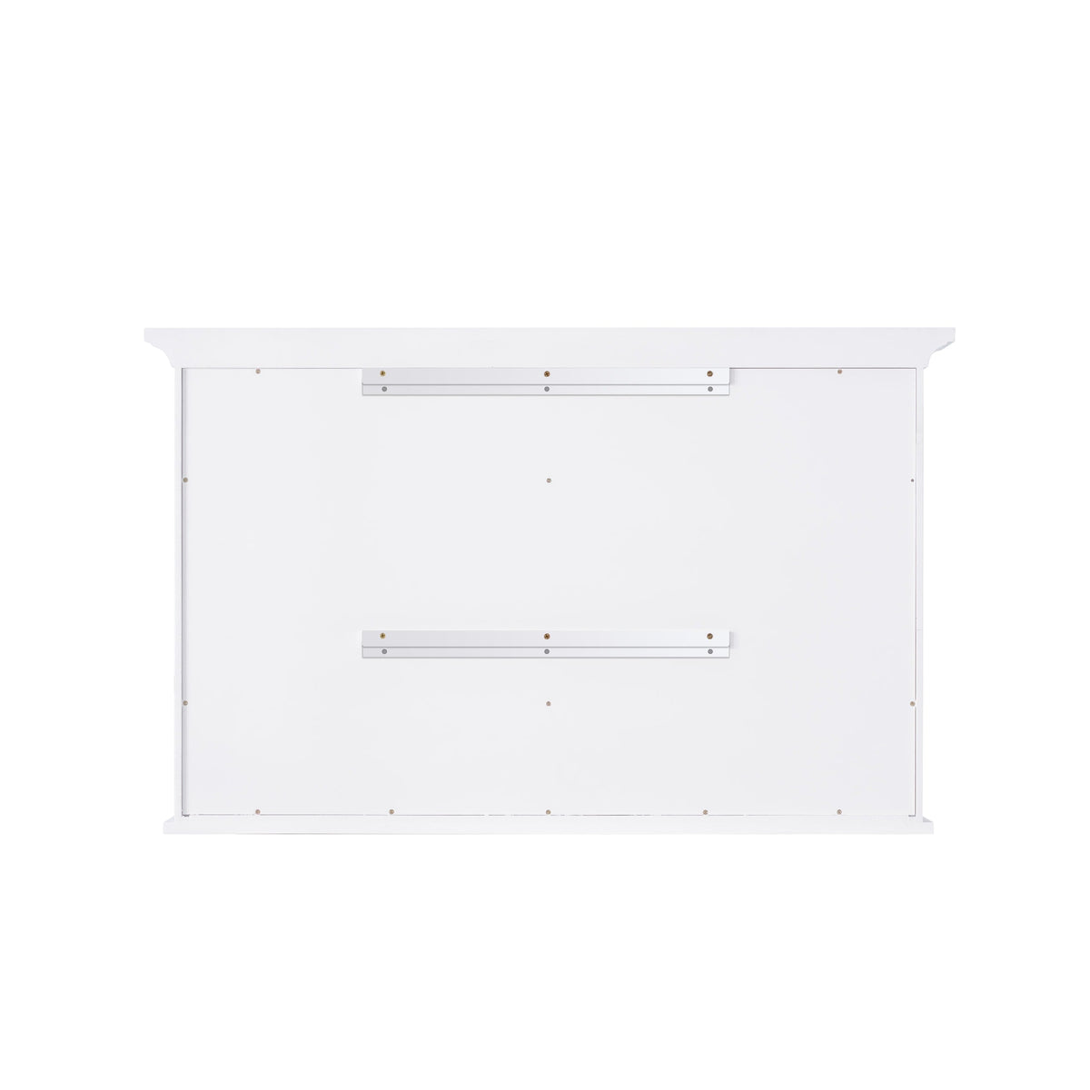 Forclover 40-in x 30-in Surface Mount White Mirrored Soft Close Medicine Cabinet
