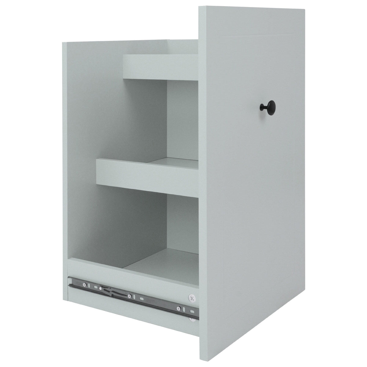 ModernLuxe Gray Wood Base with Wood Top Rolling Kitchen Island (28.74-in x 53.94-in x 36.81-in)