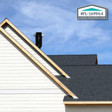 Gibraltar Building Products 6-in x 15-in Galvanized Steel Vent and Pipe Flashing (Adjustable Roof Jack)