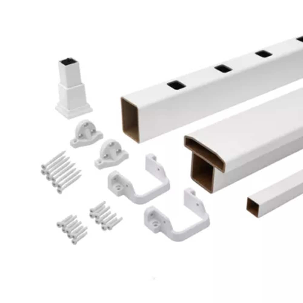 Trex Select 8-ft x 42-in Classic White Composite Deck Rail Kit