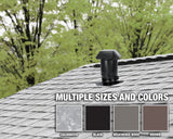 Gibraltar Building Products Total Jack 6-in x 15-in Galvanized Steel Vent & Pipe Flashing (Adjustable Pitch)