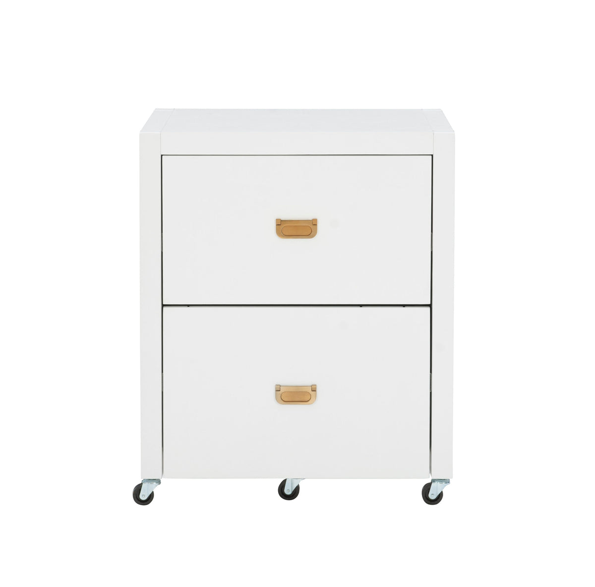 Linon White 2-Drawer 22-in File Cabinet