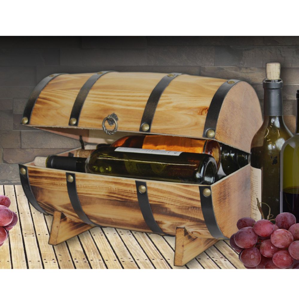 Vintiquewise Brown/Wood Accent Chest